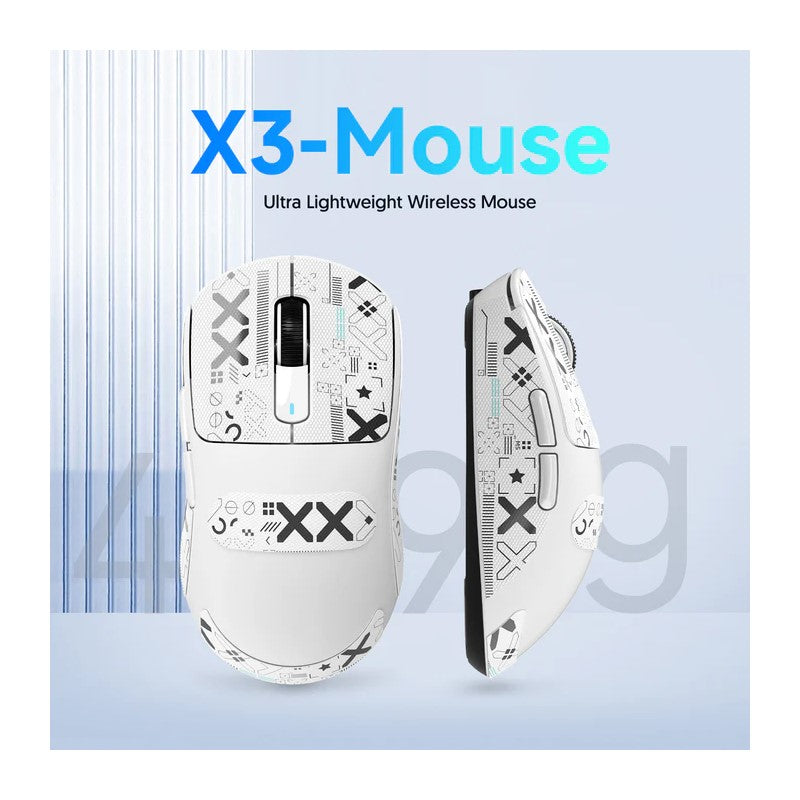 ATTACK SHARK X3PRO Three Modes (Wired/2.4G/BT5.2) 4K Wired/ 8KWireless Gaming Mouse