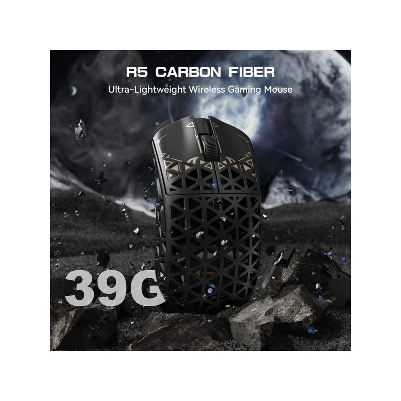 ATTACK SHARK R5 Ultra Carbon Fiber Tri-Mode Wireless (BT/2.4G Wireless/Wired) 8K PAW3950MAX Gaming Mouse