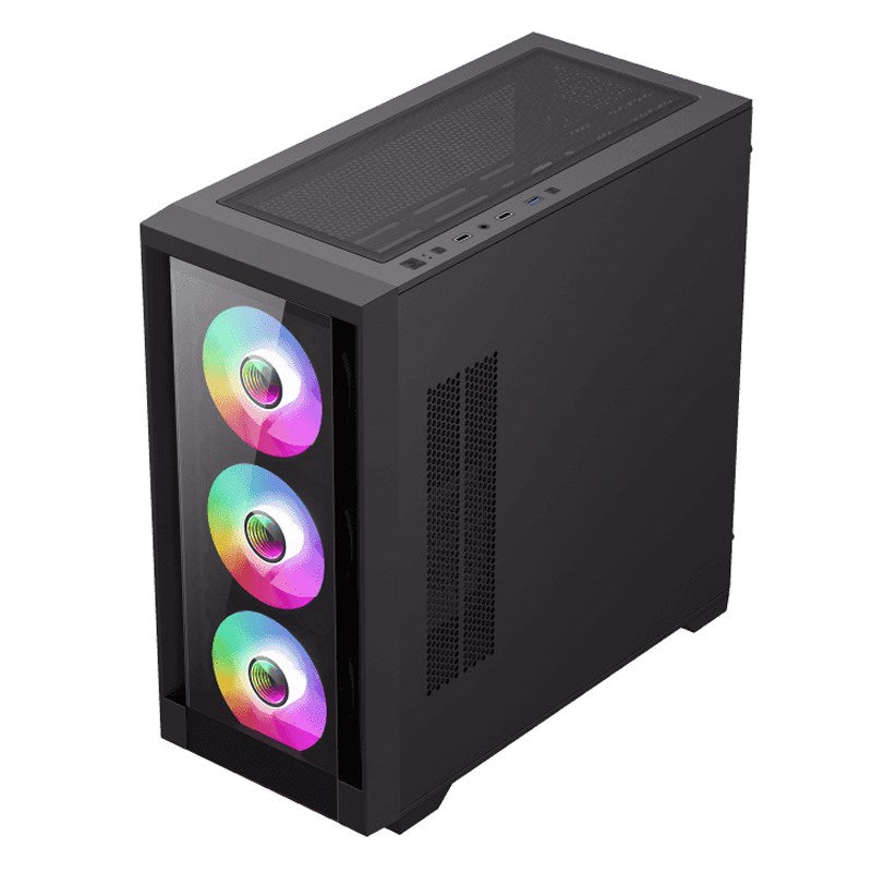 i5 PC, i5-11400, Windows 11 Pro PC for Students with Monitor and Logitech Bundle