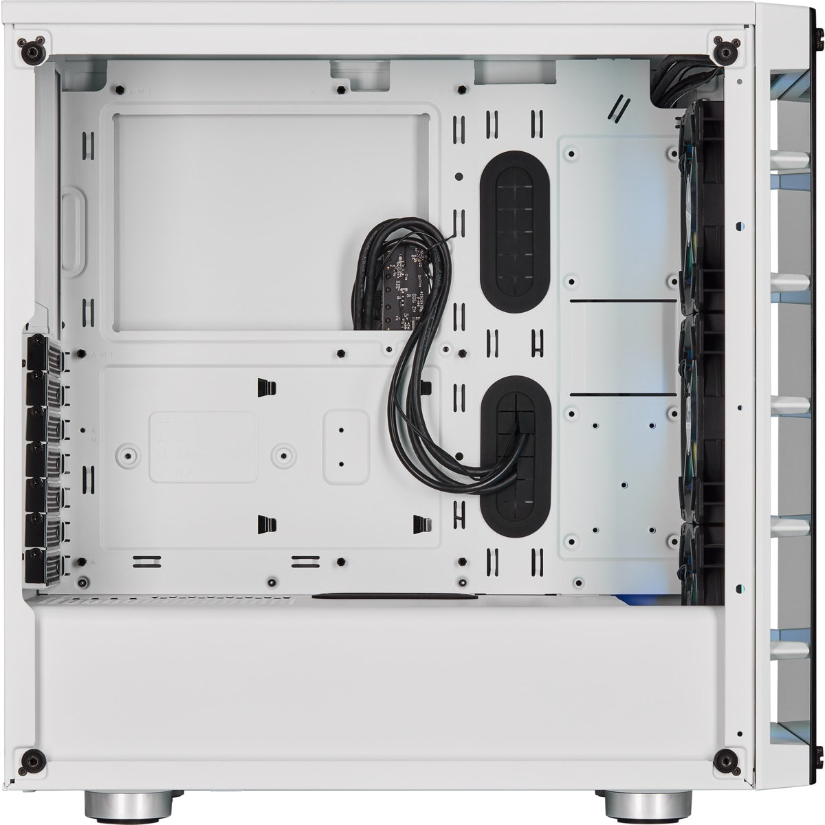 Corsair iCUE 465X RGB ATX Mid-Tower Gaming PC Case - White