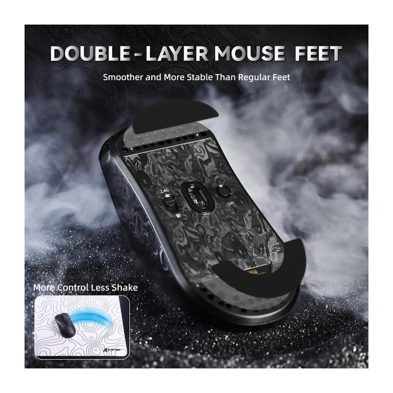 ATTACK SHARK R11 ULTRA Carbon Fiber Wireless 8K PAW3950MAX Gaming Mouse