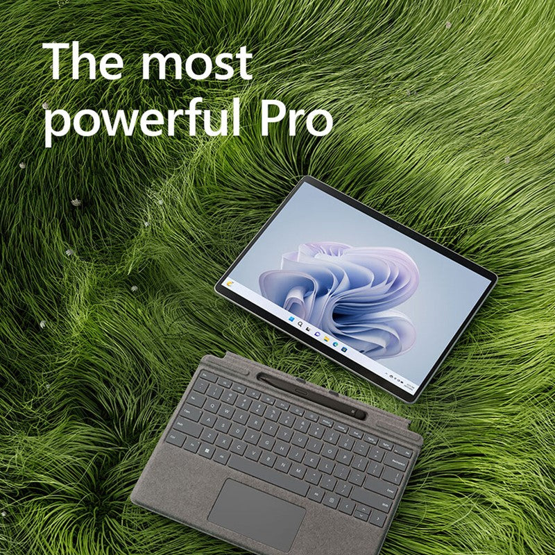 Microsoft Surface Pro 9, 13” PixelSense Flow Display, i7-1255U 12Th Generation, 16GB RAM 512GB SSD Windows 11 Pro - Platinum