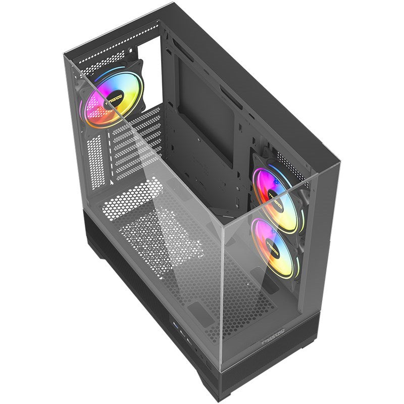 Ryzen 5 Gaming PC, Ryzen 5 9600X, RTX 5070 12GB, Windows 11 Pro with Asus Gaming Monitor and 4in1 Gaming Monitor