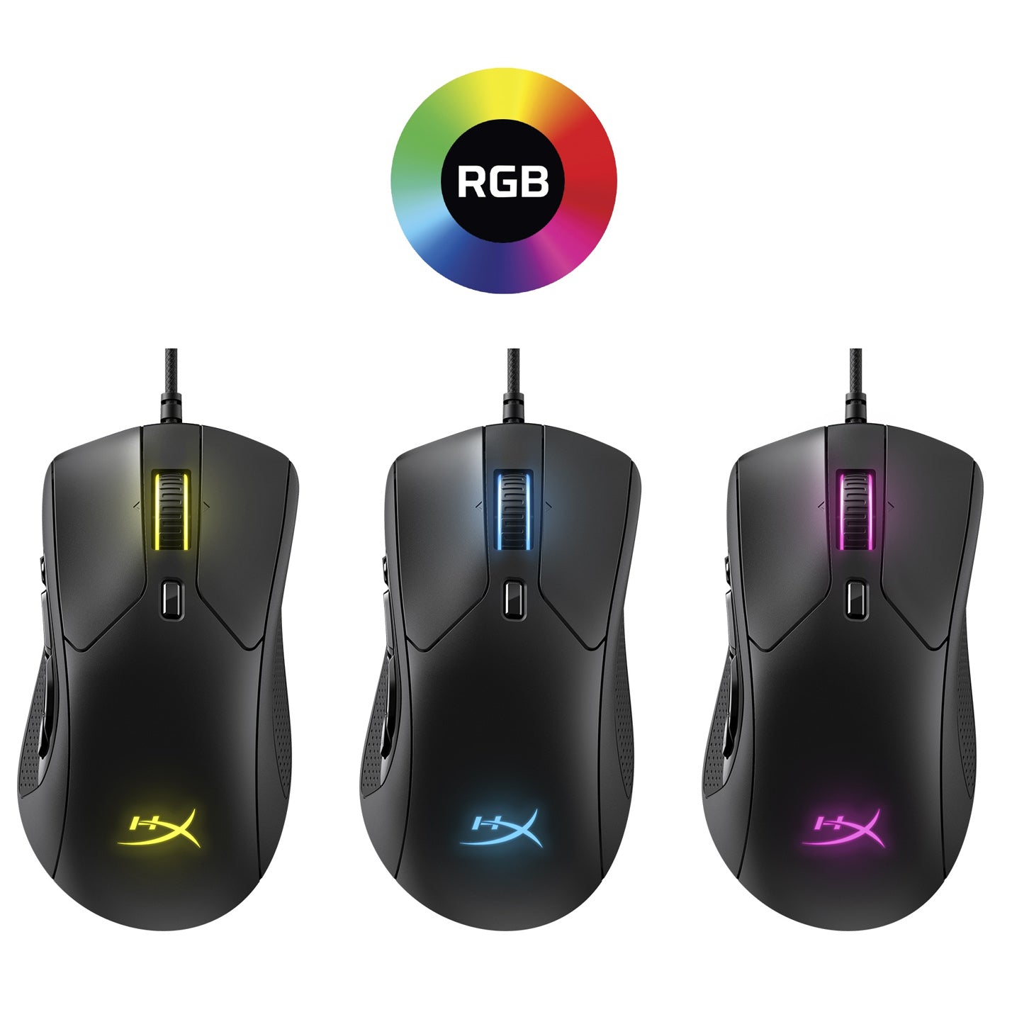 HyperX Pulsefire Raid RGB Gaming Mouse - Black