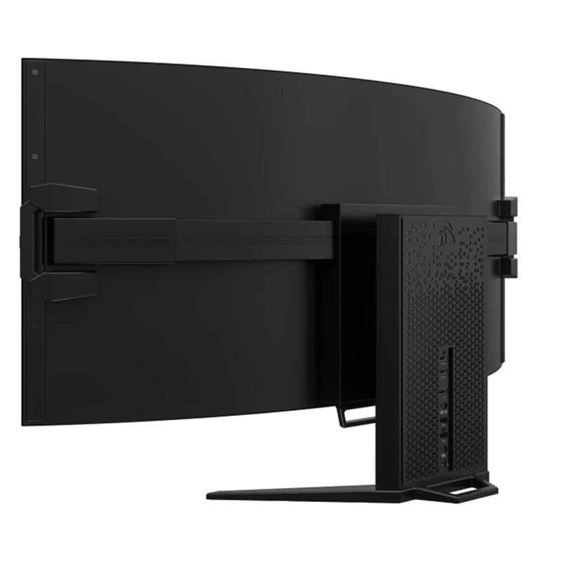 شاشة كورسير زينيون فليكس 45 بوصة WQHD OLED، 240 هرتز، 0.03 مللي ثانية، AMD FreeSync، NVIDIA G-Sync، HDMI 2.1 شاشة ألعاب قابلة للانحناء - أسود