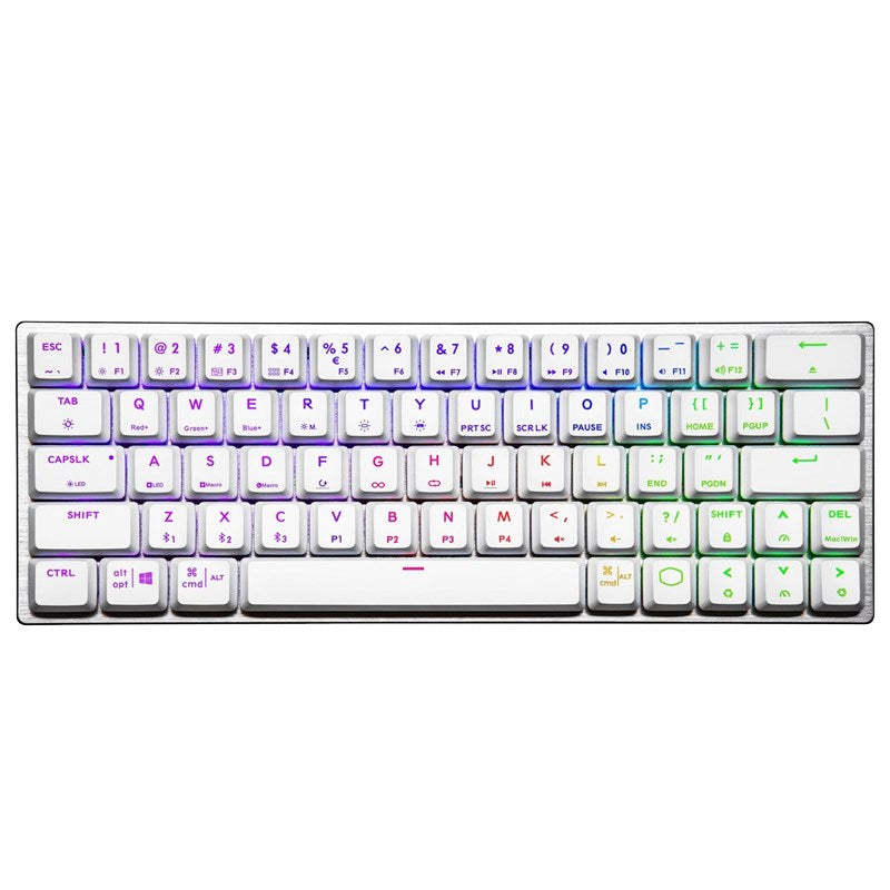 Cooler Master SK622 Hybrid Wireless Mechanical Gaming Keyboard (Red Switch) - White