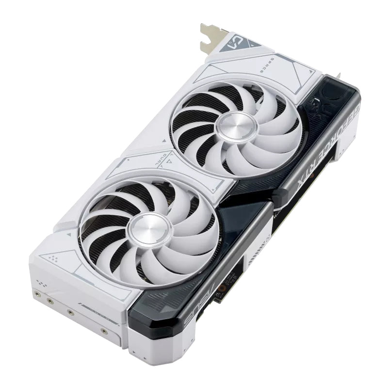 Asus Dual GeForce RTX 4070 SUPER White OC Edition 12GB GDDR6X Gaming Graphics Card