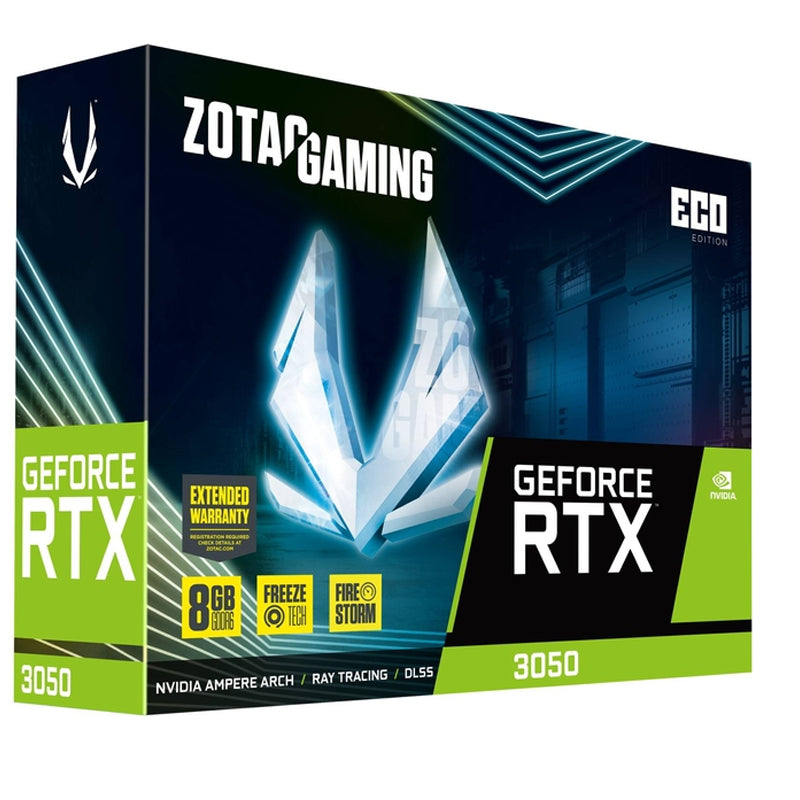 ZOTAC GAMING GeForce RTX 3050 ECO 8GB GDDR6 Gaming Graphics Card