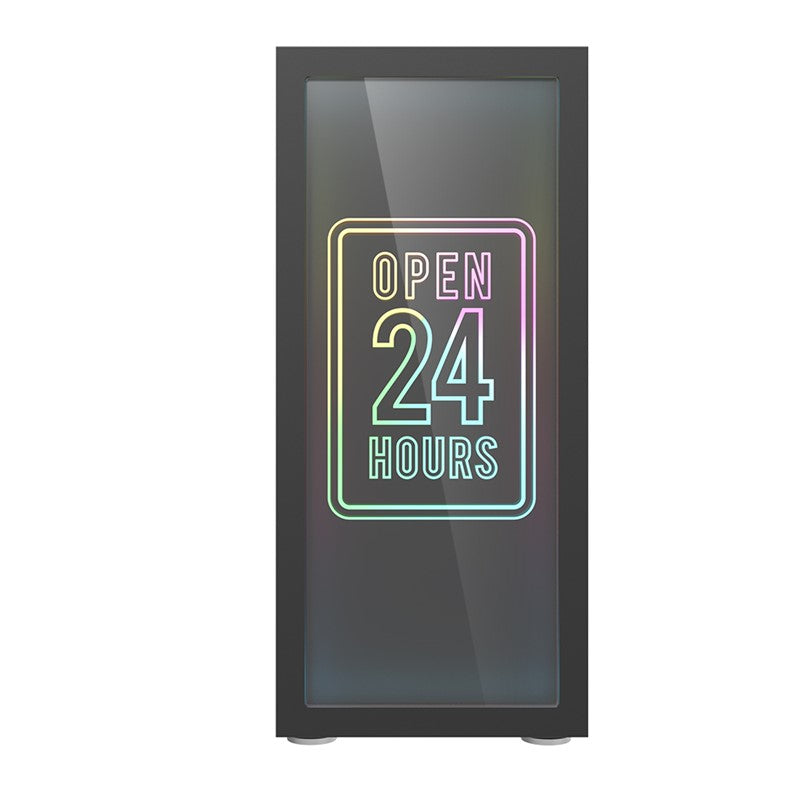 DarkFlash DK210 GRAFFITI ATX Mid Tower PC Gaming Case - Black