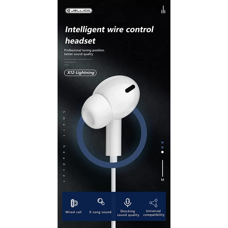 Jellico X12 Lightning EarPods (Airpods Pro Design)