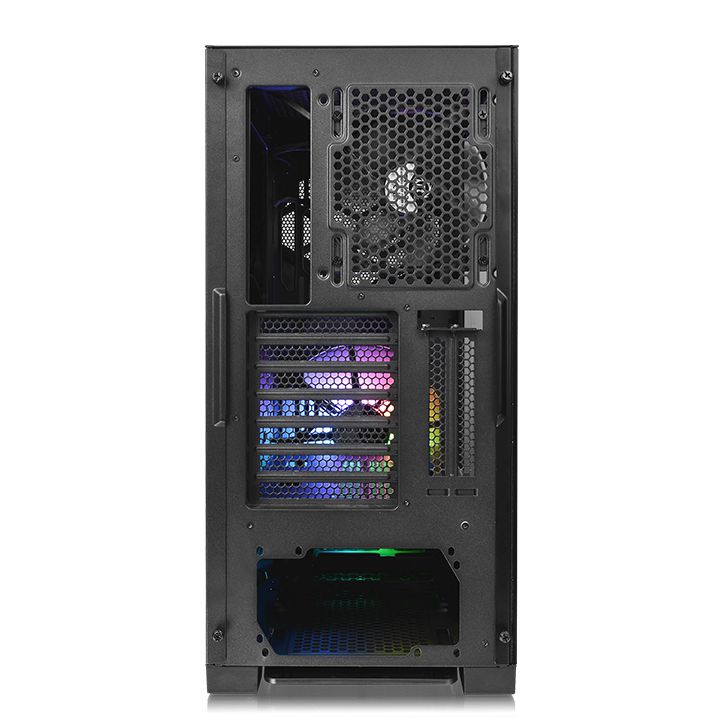 Thermaltake Commander G31 TG ARGB ATX Mid-Tower Gaming PC Case - Black (2 Fans Included)