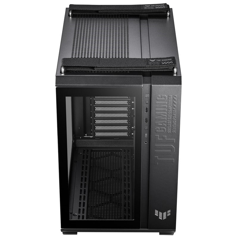 حافظة اسوس تاف جيمينج GT502 من الزجاج المقوى ATX Mid Tower - أسود
