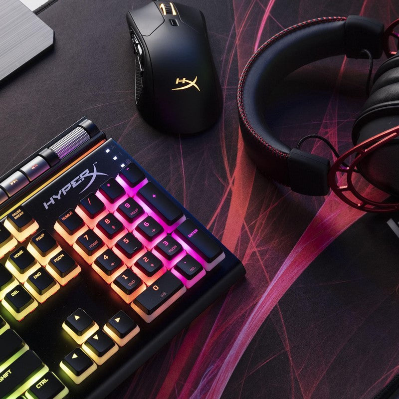 HyperX Alloy Elite 2 Mechanical Wired Gaming Keyboard, HX Red (US Layout) - Black