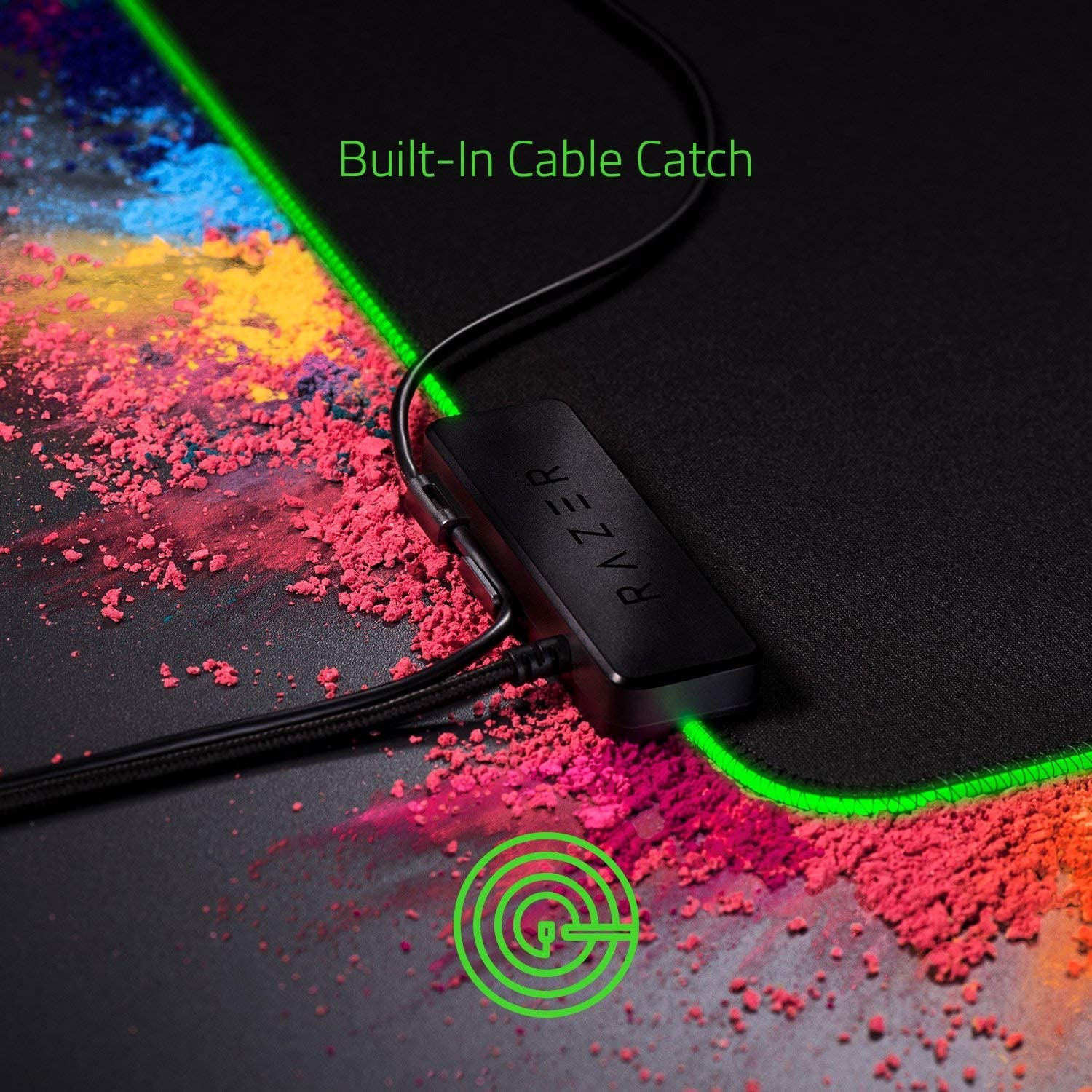 Razer Goliathus Chroma Soft Gaming Mouse Mat, Standard - Black