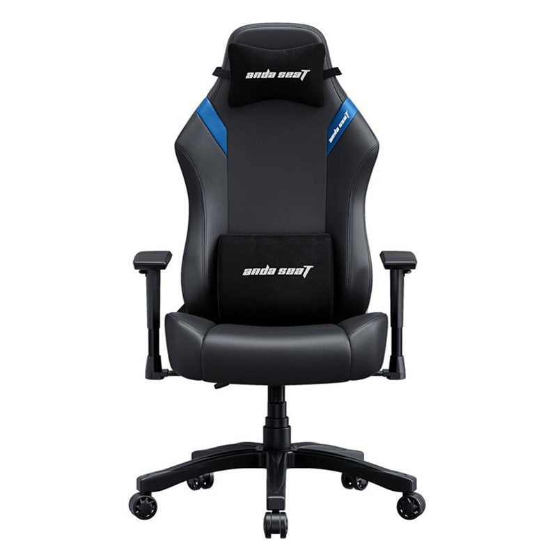 X-Rocker Nintendo All-Star Peach Video Rocker Gaming Chair + Andaseat LUNA Series Large  Gaming Chair -  Black/Blue