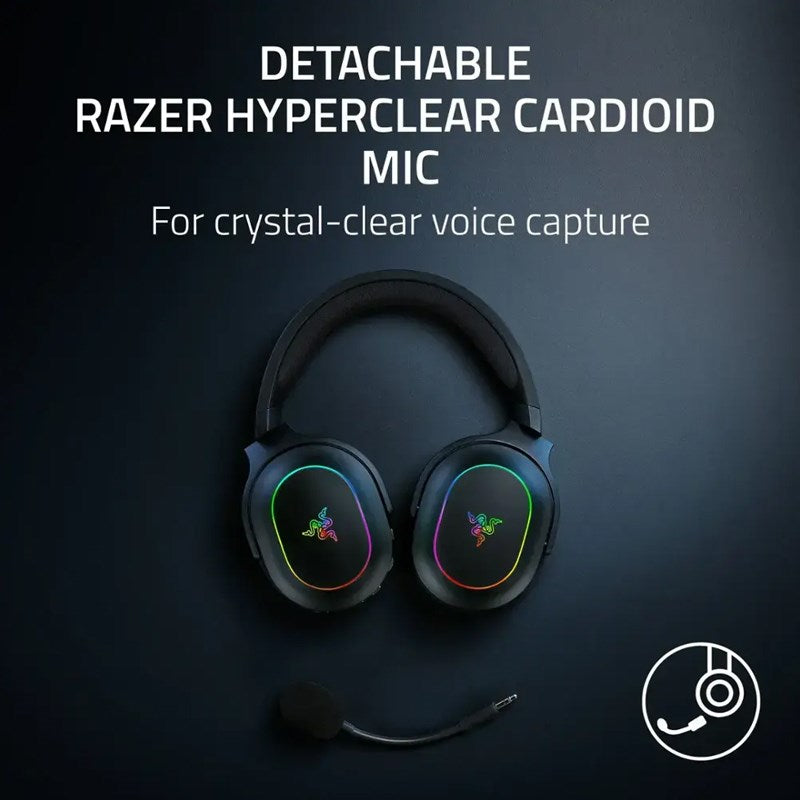 Razer Barracuda X Chroma Wireless Multi-Platform Gaming Headset for PC, PS4/PS5, Switch - Black