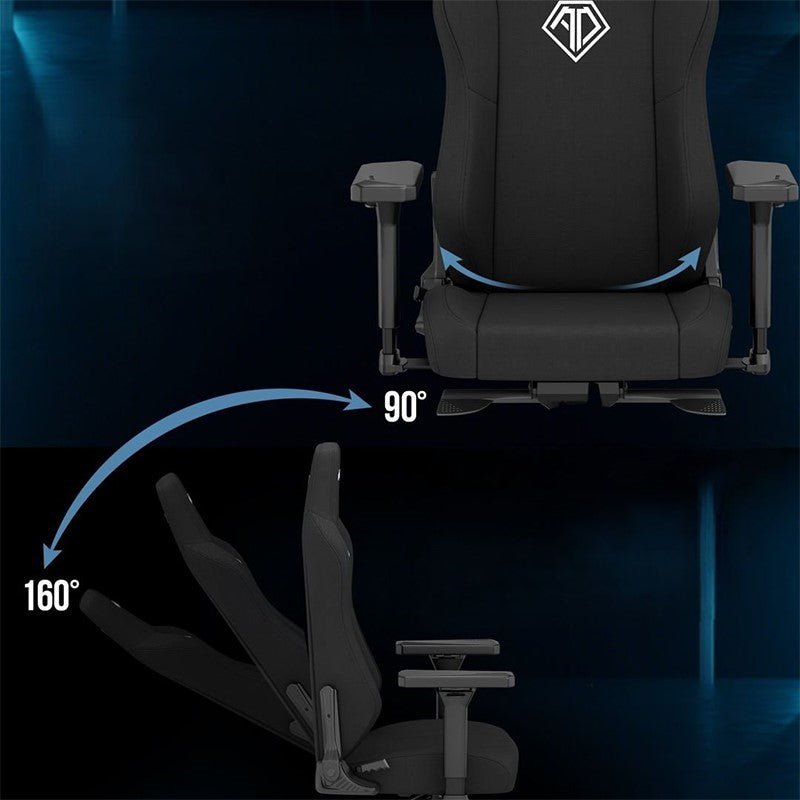 X-Rocker Sony PlayStation Geist 2.0 Floor Rocker Gaming Chair + Andaseat Phantom 3 XL Gaming Chair - Black