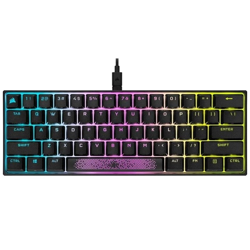 Corsair K65 RGB MINI 60% Mechanical Gaming Keyboard (CHERRY MX Red Switches) - Black