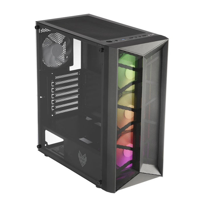 جيم اون كمبيوتر الألعاب  من فئة Ryzen 5، بمعالج Ryzen 5 9600X، وبطاقة رسومات RTX 5060 بذاكرة 8 جيجابايت، ونظام تشغيل ويندوز 11 برو