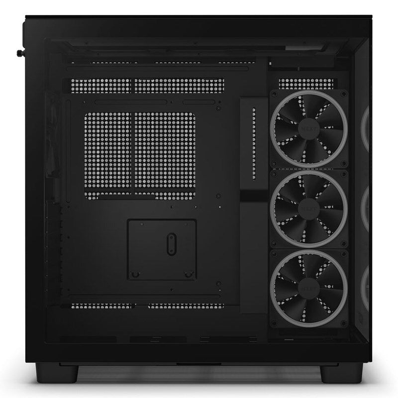 NZXT H9 Elite Premium Dual-Chamber ATX Mid-Tower Airflow Case - Black (3 Fans Included)