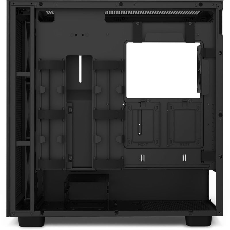 NZXT H7 Flow RGB Edition ATX Mid Tower Gaming Case with RGB Fans - Black