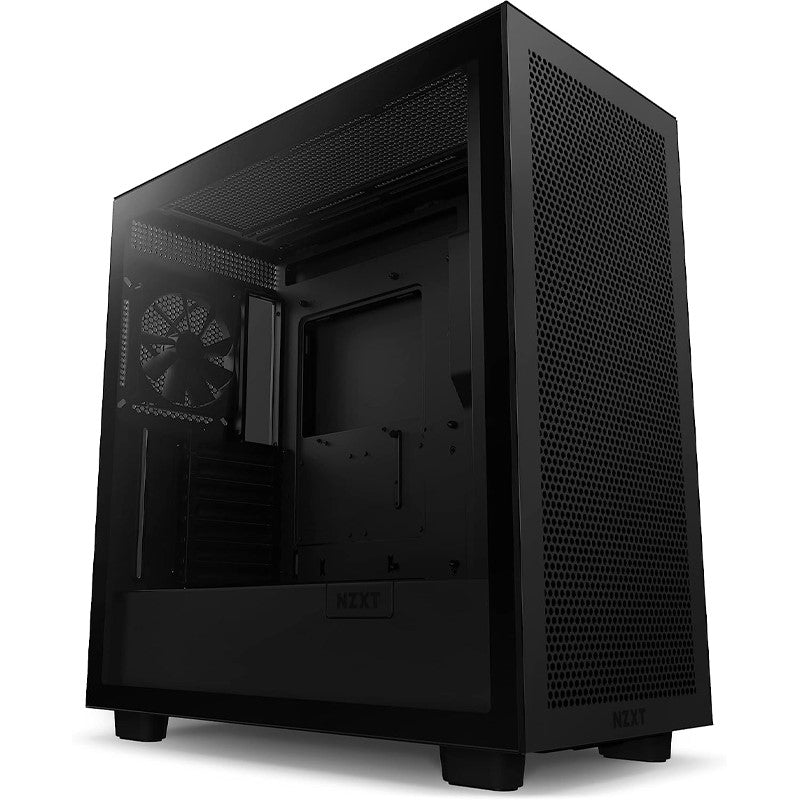 NZXT H7 Flow RGB Edition ATX Mid Tower Gaming Case with RGB Fans - Black