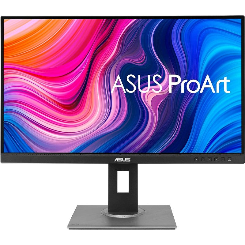 شاشة آسوس برو آرت PA278QV مقاس 27 بوصة WQHD IPS الاحترافية، ودقة الألوان ΔE < 2، ومنفذ اتش دي ام اي، ومنفذ منفذ العرض - أسود