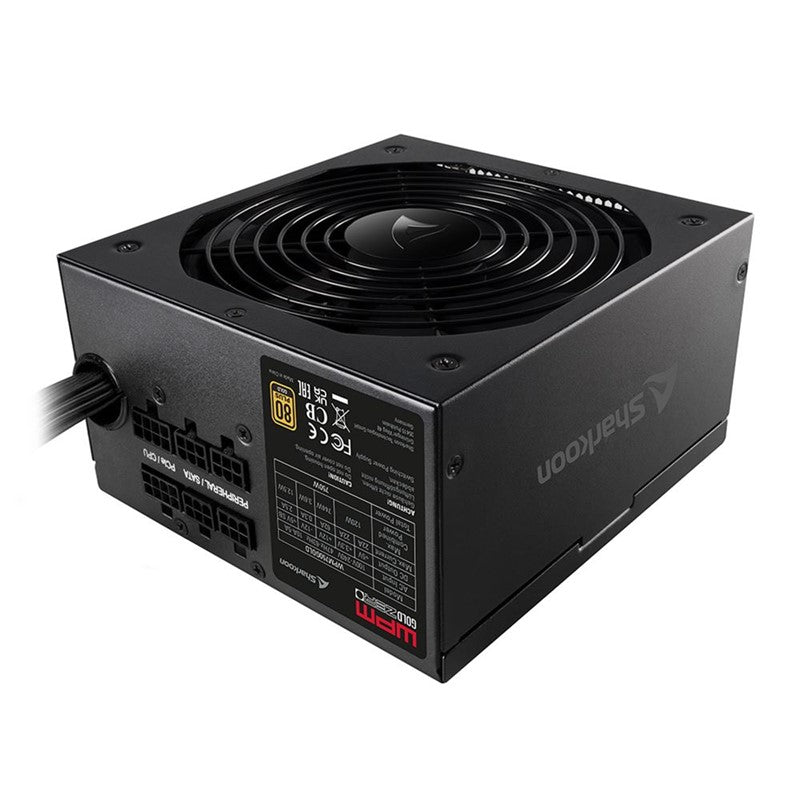 Sharkoon WPM Gold Zero 750W Semi Modular Power Supply - Black