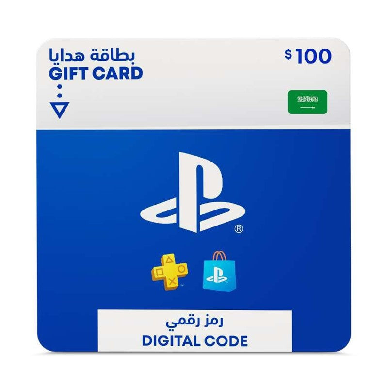 Sony PlayStation Network Gift Card 100$ PSN - Saudi Account