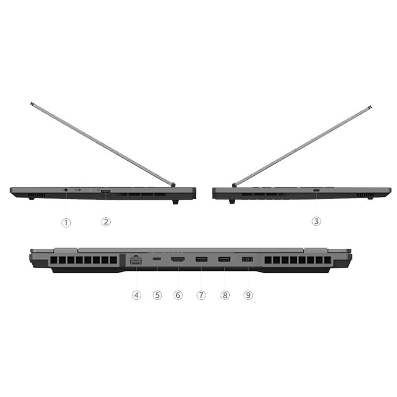 Lenovo Legion 5 15ARP8 15.6'' WQHD IPS, 165Hz, CPU Ryzen 7 7735HS, RAM 16GB DDR5, SSD 512GB M.2, RTX 4060 8GB, Windows 11 Gaming Laptop - Gray (English Keyboard)