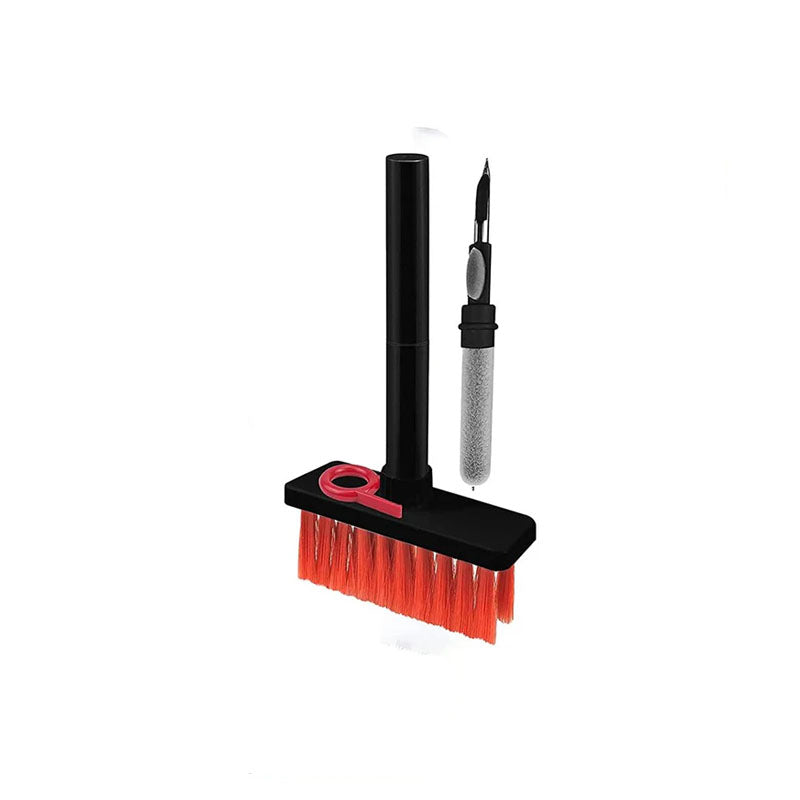5 in 1 Keyboard & Airpods Cleaner MultiFunctional Computer Cleaning Kit With Keycap Puller - Black