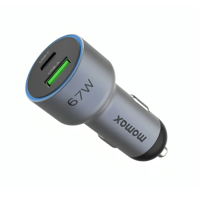 Momax MoVe 67 Watts Dual-Port Car Charger