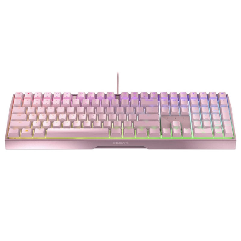 Cherry MX 3.0S Wired RGB Gaming Keyboard (MX Red Switch) - Pink
