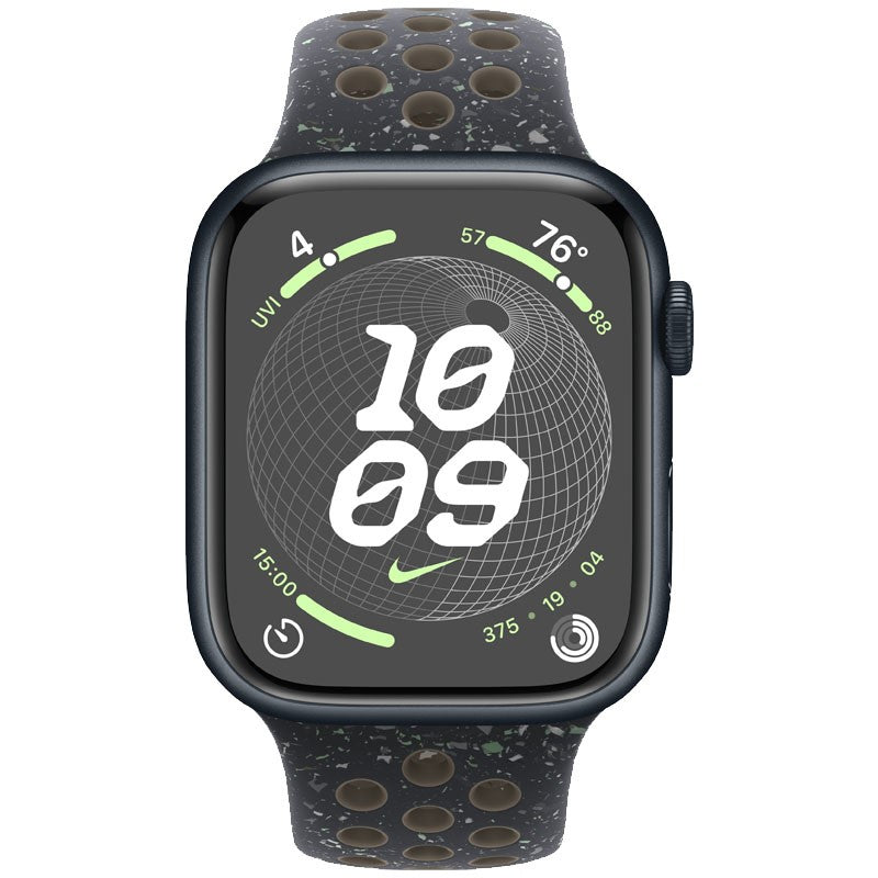 Apple Watch Series 9 45mm Midnight Aluminum Case with Midnight Sky Nike Sport Band, (GPS)