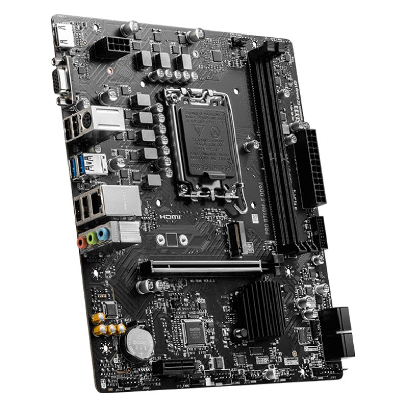 MSI PRO B760M-E DDR4 mATX Gaming Motherboard