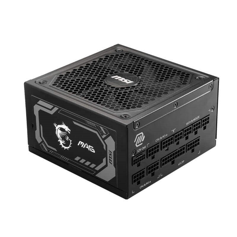 MSI MAG A1000GL PCIe5, ATX 3.1, 80 Plus Gold Fully Modular Gaming Power Supply