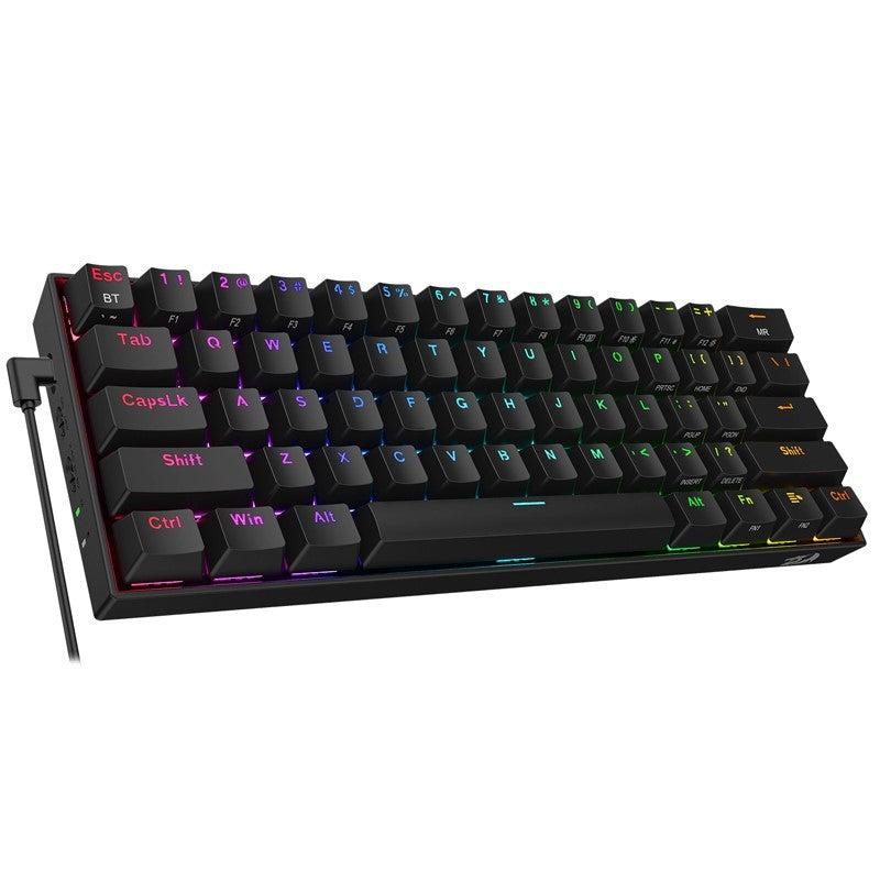 Redragon Draconic K530 PRO 60% Compact Wireless RGB Mechanical Gaming Keyboard (Brown Switch) - Black