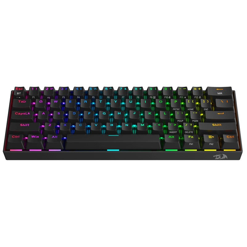 Redragon Draconic K530 PRO 60% Compact Wireless RGB Mechanical Gaming Keyboard (Brown Switch) - Black