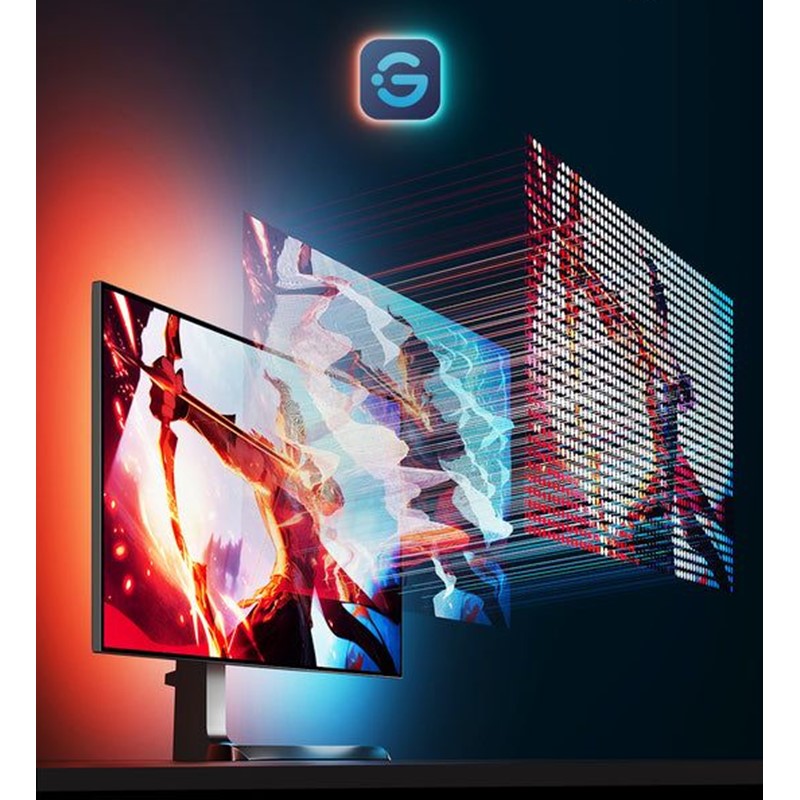 Govee PC Monitor Back Light 27-34inch (sync by PC Software) Support Matter - H6609