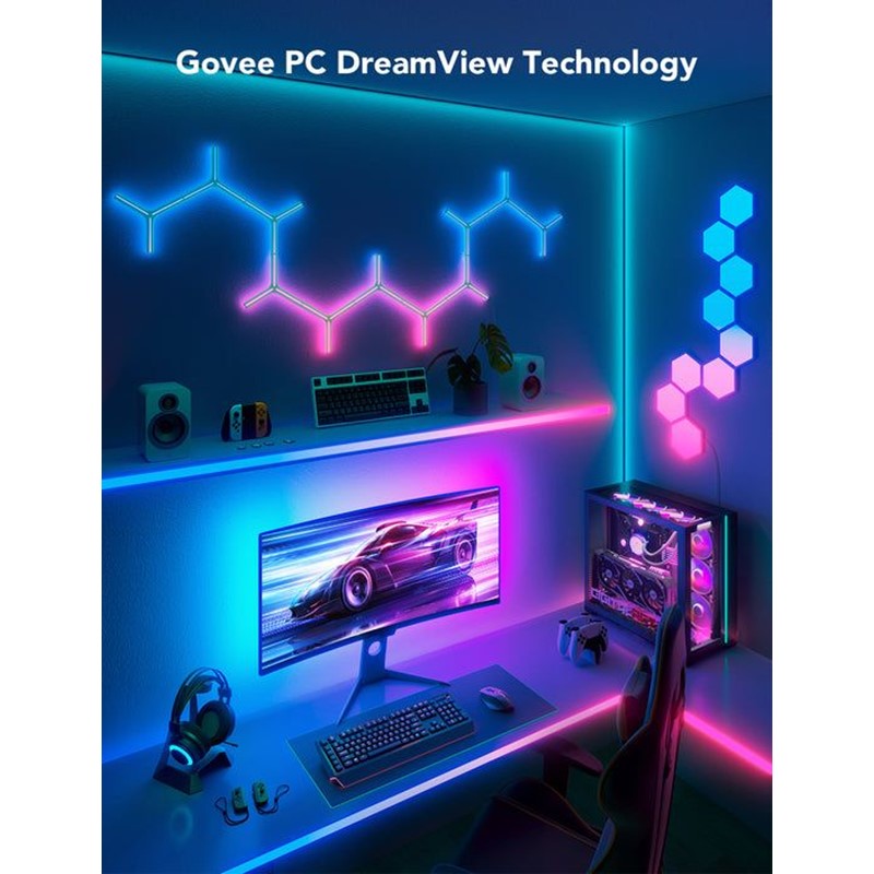 Govee PC Monitor Back Light 27-34inch (sync by PC Software) Support Matter - H6609
