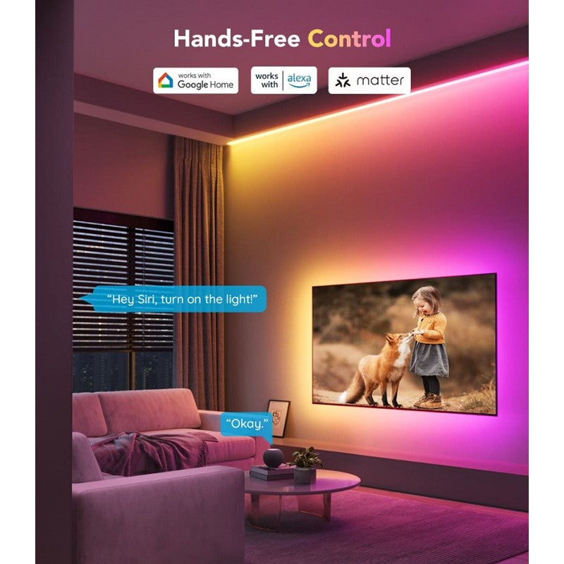 Govee M1 RGBIC LED Strip Lights 2M Support Matter Cuttable and Extensive - H61E0