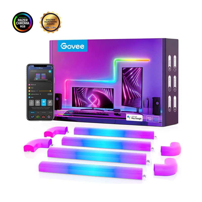 GOVEE Glide RGBIC Wall Light (6+1) (Wi-Fi + Bluetooth) - H6062