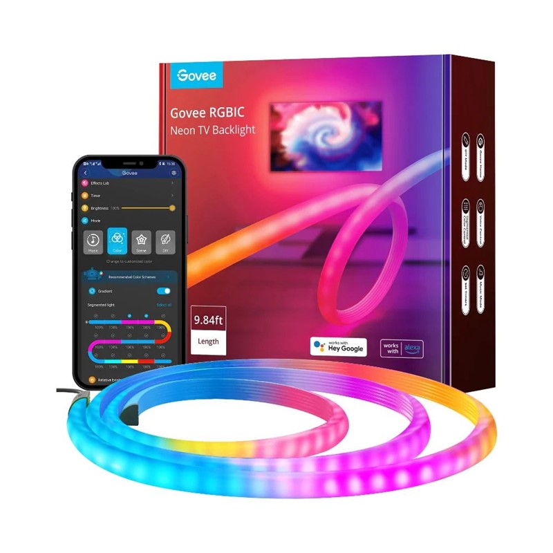 GOVEE RGBIC Neon TV Backlight, Suitable For 45