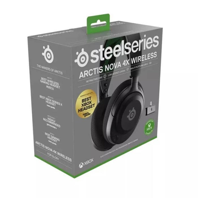 SteelSeries Arctis Nova 4X Premium Wireless Gaming Headset - Black