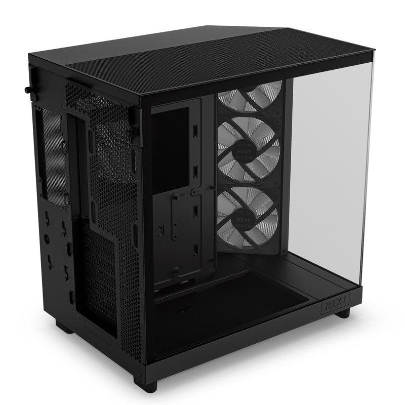 NZXT H6 Flow RGB Compact Dual-chamber ATX Mid Tower Gaming Case with RGB Fans