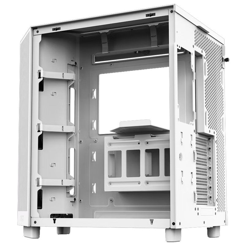 NZXT H6 Flow RGB Compact Dual-chamber ATX Mid Tower Gaming Case with RGB Fans