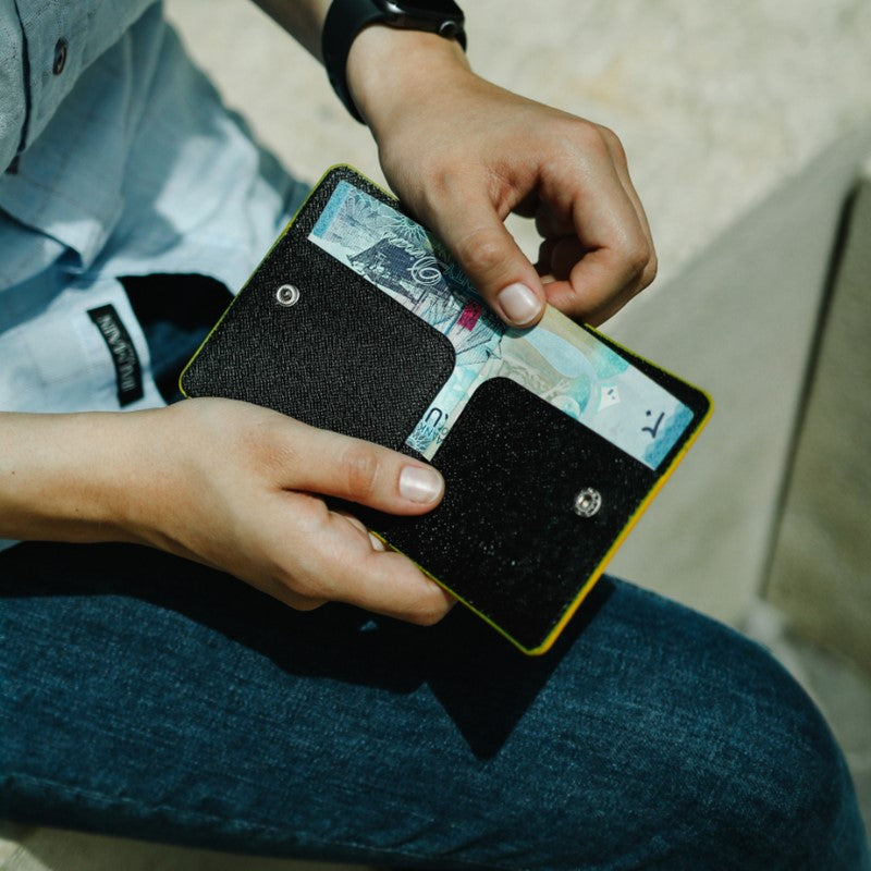Kavy Slim Wallet Front Pocket Leather