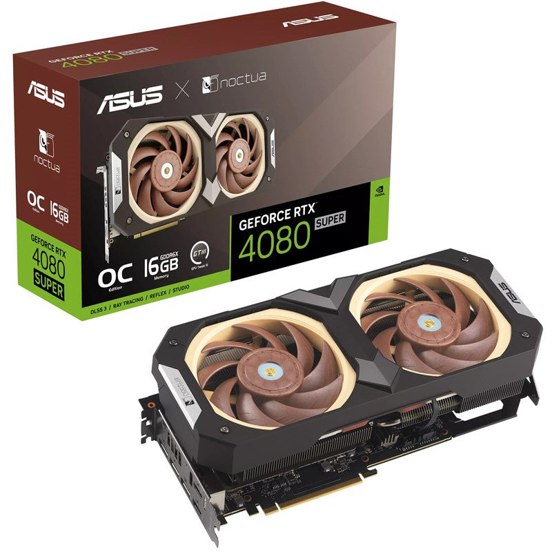 Asus NOCTUA GeForce RTX 4080 SUPER OC 16GB GDDR6X Gaming Graphics Card