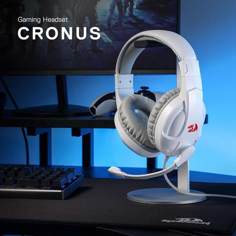 Redragon Cronus wired heaset,white