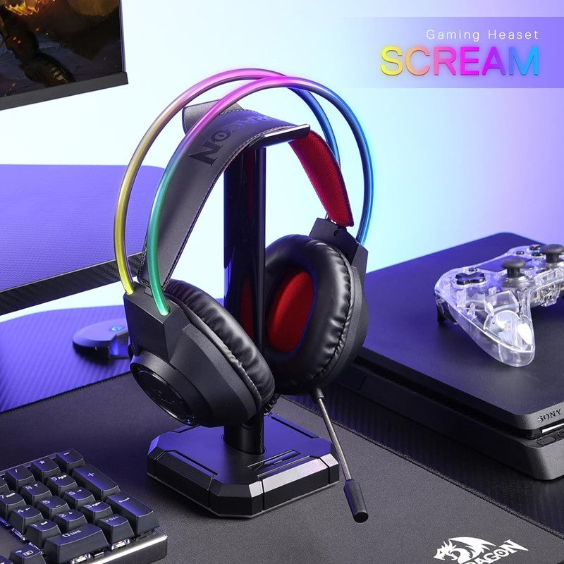 Redragon Scream  wired headset, black